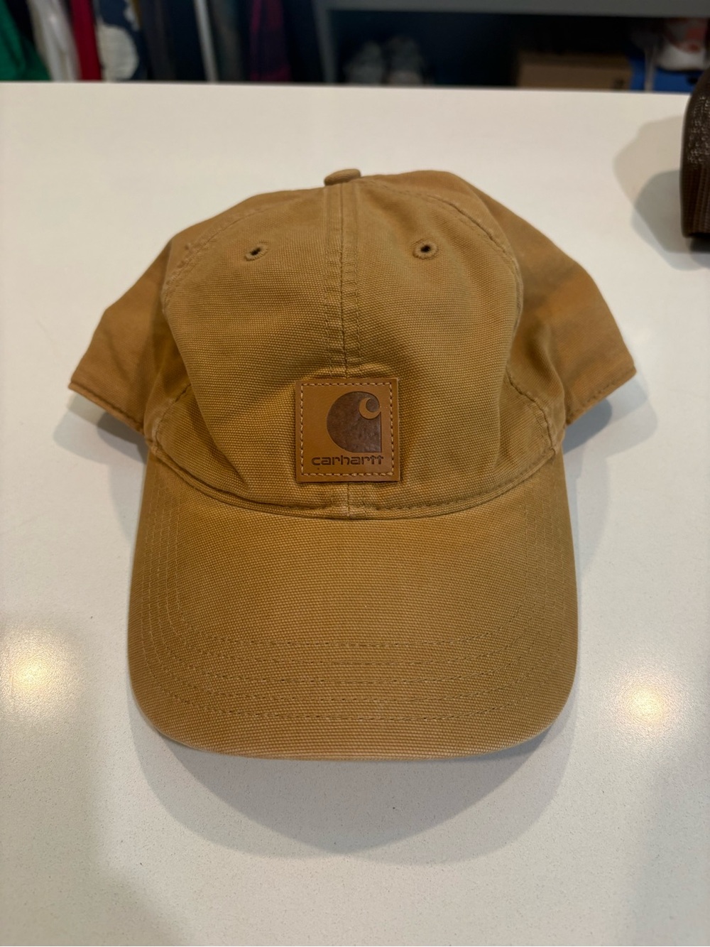 Carhartt Brown Canvas Logo Cap